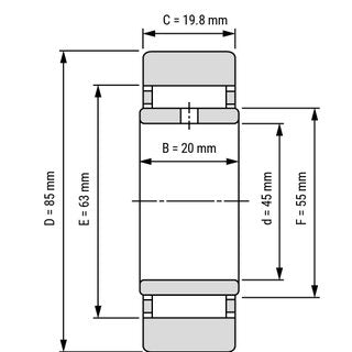 STO45 Yoke Type Track Rollers Bearings