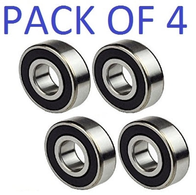 6004-2RS 20x42x12 Sealed Ball Bearing Dual Sided Rubber Sealed Deep Groove (4PCS)