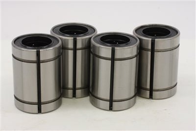 4 Linear Ball BushingsItem LME8UUAJWorks with 8 mm (0.3150") Shafts8mm x 16mm x 25mm