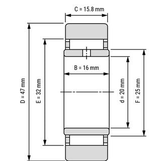 STO20 Yoke Type Track Rollers Bearings