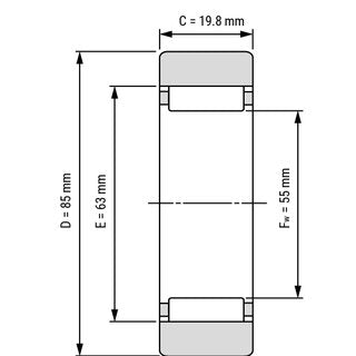 RSTO45 Yoke Type Track Rollers Bearings