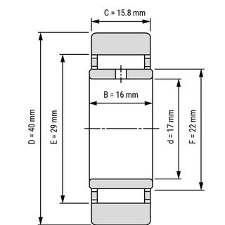 STO17 Yoke Type Track Rollers Bearings