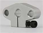 CNC Flange Block 12mm DiameterAluminium Shaft Support