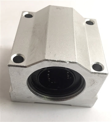 Aluminum Pillow BlockSlide unit with pre-installed 20mm ID BearingTo be used with 20 mm Shafts