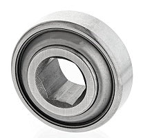 204KRR2 Agricultural Machinery bearing with Two Single lip Seals and Hex bore